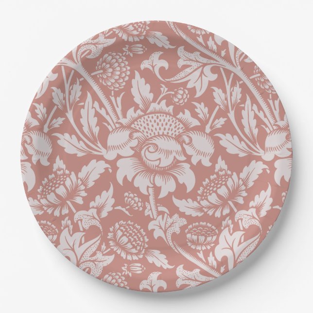 ASSIETTES EN CARTON PAPIER NAPKIN : WILLIAM MORRIS : FLORAL (Devant)