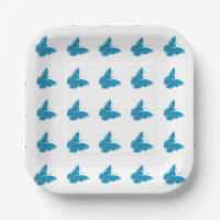 Papillons bleus Motif luttant