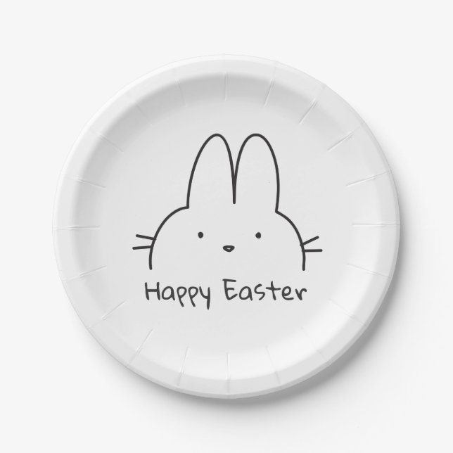 Assiettes En Carton Pâques (Devant)