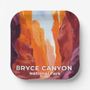 Assiettes En Carton Parc national de Bryce Canyon   Voyage Utah