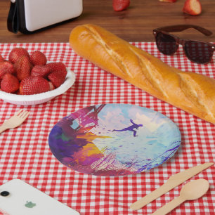 Assiettes En Carton Parkour Urban Free Running Freestyling Party