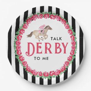Assiettes En Carton Parle Derby Mariage Jour de Derby