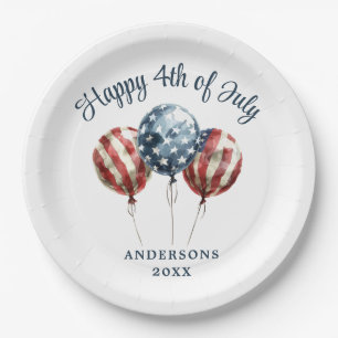 Assiettes En Carton Parti 4 juillet patriotique
