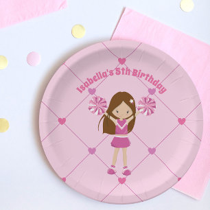 Assiettes En Carton Parti d'Anniversaires de enfants personnalisés ros