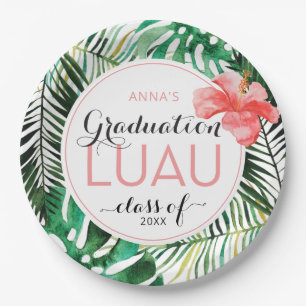 Assiettes En Carton Parti de Luau
