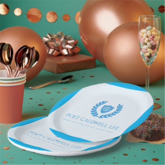 Assiettes En Carton Parti du poète Caldwell Lee
