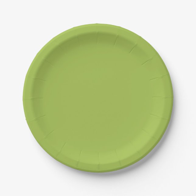 Assiettes En Carton Parti Vert de la chaux (Devant)