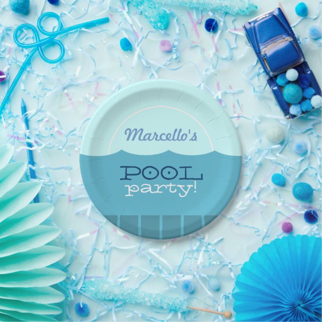 Assiettes En Carton Partie du pool (Fête)
