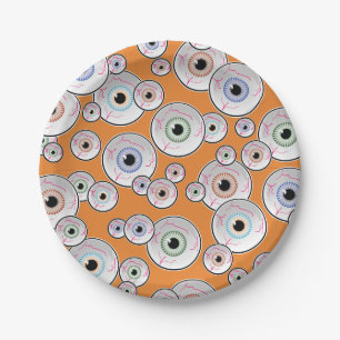 Assiettes En Carton Partie écarquillée d'épopée d'oeil