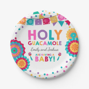 Assiettes En Carton Partie sainte de guacamole de plaque à papier
