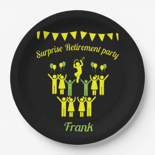 Assiettes En Carton Parties à la retraite surprises