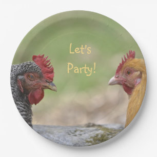 Assiettes En Carton Party le poulet