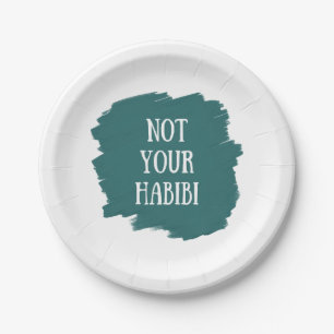 Assiettes En Carton Pas ton Habibi