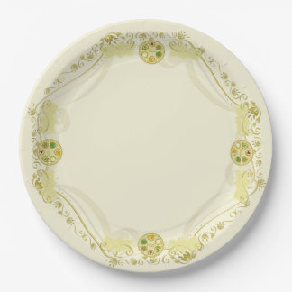 Assiettes En Carton Passover Decorated