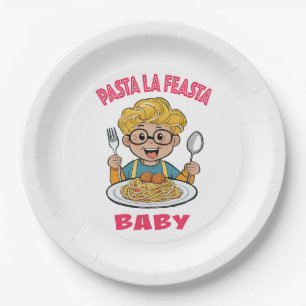 Assiettes En Carton Pasta La Feasta Baby