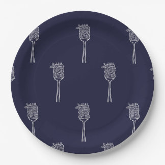 Assiettes en carton « Pasta Lover » – Motif spaghe