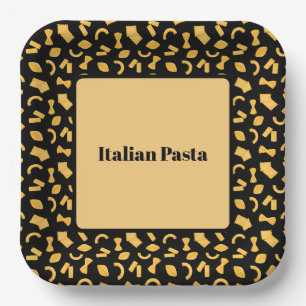 Assiettes En Carton Pâtes italiennes