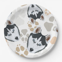Pattes de chien de motif enrouées