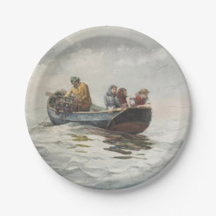 Assiettes En Carton Pêche au crabe (par Winslow Homer)