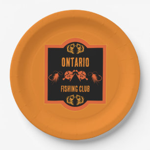 Assiettes En Carton Pêche au volant Canada