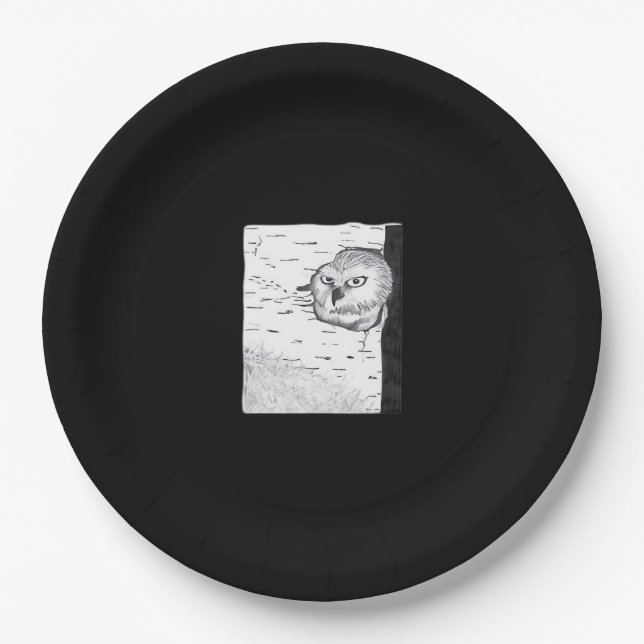 Assiettes En Carton Peekaboo Cute Basic (Devant)