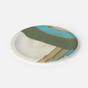 Assiettes En Carton Peinture patinée de panneau par Jennifer