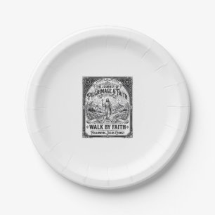 Assiettes En Carton Pèlerinage de Jésus Chemin Saint Voyage