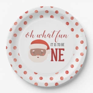 Assiettes En Carton Père Noël de Noël  Plaque en papier pour premier a