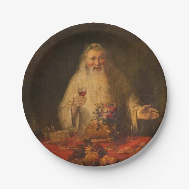 Assiettes En Carton Père Noël (Père Noël) (Devant)