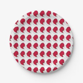 Assiettes En Carton Père Noël Secret Père Noël Casquette rouge