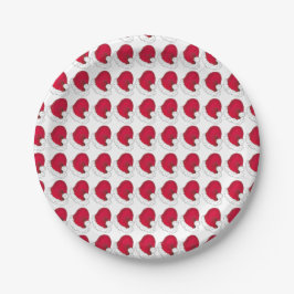 Assiettes En Carton Père Noël Secret Père Noël Casquette rouge
