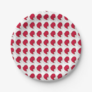 Assiettes En Carton Père Noël Secret Père Noël Casquette rouge
