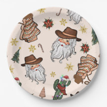 Père Noël Snacks Plaque en papier