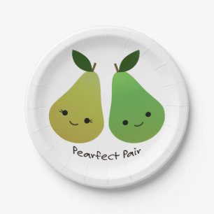Assiettes En Carton Perfect Pear Kawaii Pears
