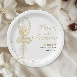 Assiettes En Carton Perles Et Fête des mariées De Poursuites