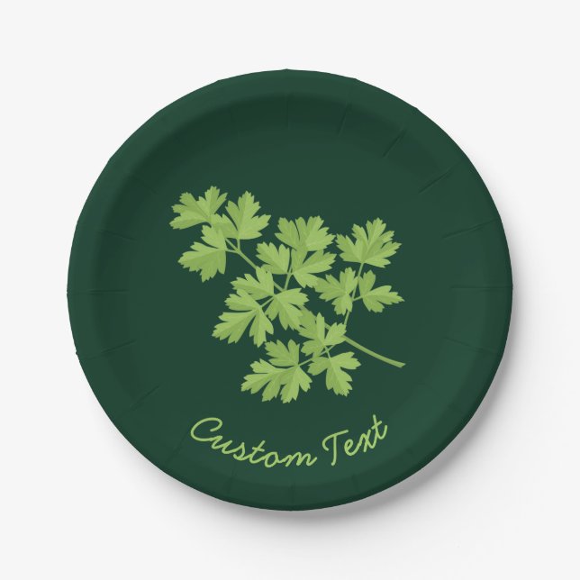 Assiettes En Carton Persil (Devant)