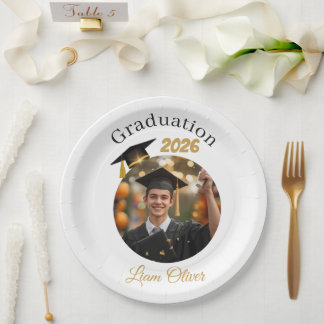 Assiettes En Carton Personalized Graduation Paper Plates Class of 2026