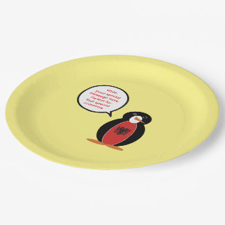 Assiettes En Carton Personalized Ms. Penguin Albania Party