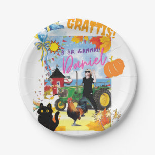 Assiettes En Carton Personnalisable Conception Anniversaire