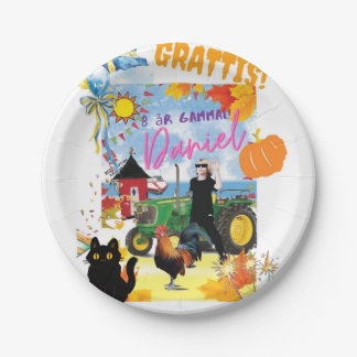 Assiettes En Carton Personnalisable Conception Anniversaire