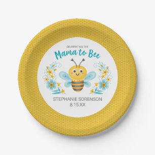 Assiettes En Carton Personnalisation de la mère au Baby shower