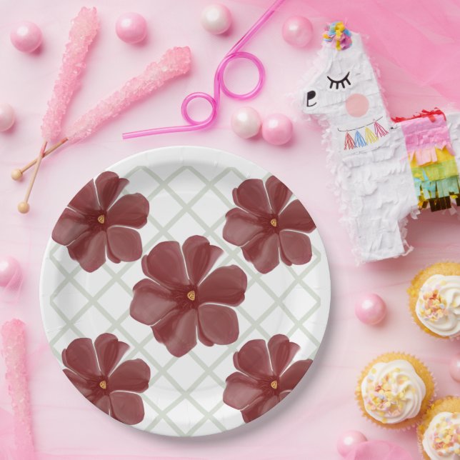 Assiettes En Carton Personnalisé (Fête)