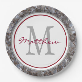 Assiettes En Carton Personnalisé & Monogramme