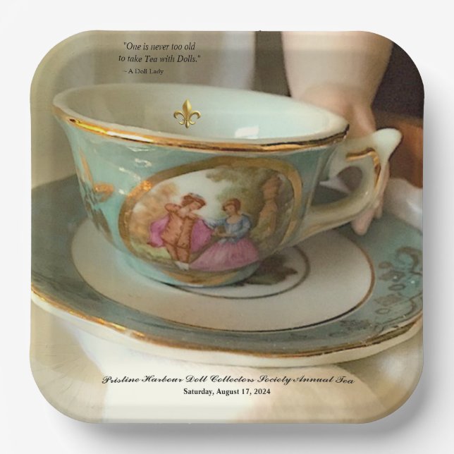 Assiettes En Carton Personnalisé [Votre Événement] Plaque Papier Franç (Recto)