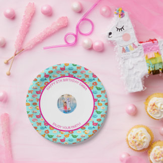 Assiettes En Carton Personnaliser l'image de fête d'anniversaire de pe