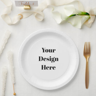 Assiettes En Carton Personnaliser ou Customiser