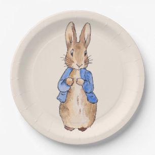 Assiettes En Carton Peter le plateau de papier lapin