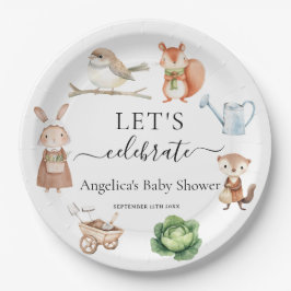 Assiettes En Carton Peter Rabbit Animaux Jardin Outils Baby shower