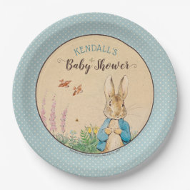 Assiettes En Carton Peter Rabbit | Baby shower garçon