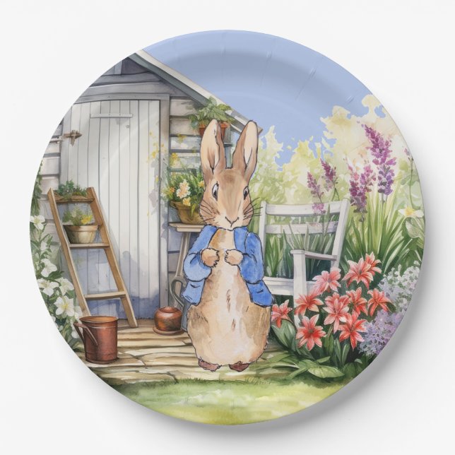 Assiettes En Carton Peter the Rabbit Garden Shed (Devant)